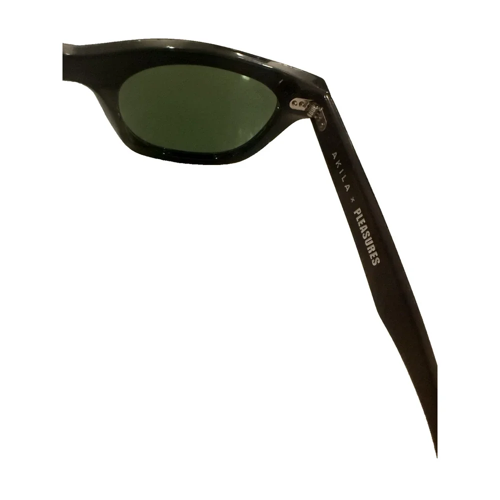 AKILA x PLEASURES Black Speckled UV Tinted Sunglasses Unisex Eyewear